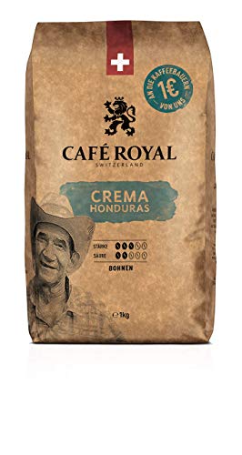 Café Royal Honduras Crema Bohnenkaffee, Intensität 3/5, 1er Pack (1 x 1 kg) von Café Royal