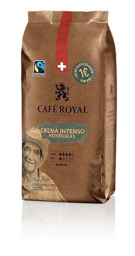 Café Royal Honduras Crema Intenso Kaffeebohnen 1kg - Intensität 4/5 - 100% Arabica Fairtrade von Café Royal