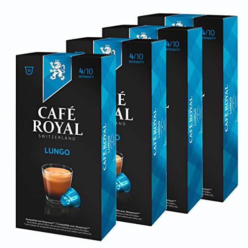 Café Royal Lungo, Kaffee, Röstkaffee, Kaffeekapseln, Nespresso Kompatibel, 40 Kapseln von Café Royal