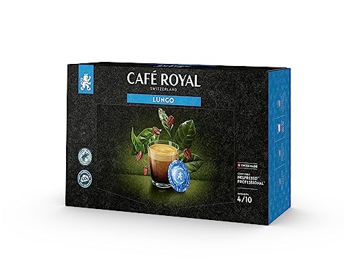 Café Royal Lungo 50 Nespresso®* Pro kompatible Kapseln (Intensität 2/10) 1er Pack (1 x 50 Pads) von Café Royal