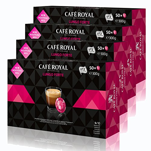 Café Royal Office Pads Lungo Forte Kaffee, Röstkaffee, Kaffeepads, Nespresso Pro Professional System Kompatibel, 200 Pads Café Royal Office Pads Lungo Forte Kaffee, Röstkaffee, Kaffeepads, Nespresso Pro Professional System Kompatibel, 200 Pads von Café Royal