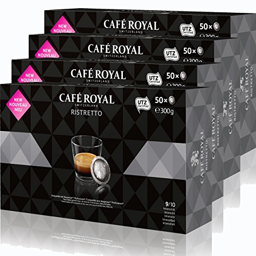 Café Royal Office Pads Ristretto Kaffee, Röstkaffee, Kaffeepads, Nespresso Professional System Kompatibel, 200 Pads Café Royal Office Pads Ristretto Kaffee, Röstkaffee, Kaffeepads, Nespresso Professional System Kompatibel, 200 Pads von Café Royal