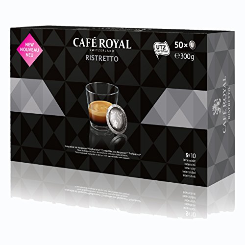 Café Royal Office Pads Ristretto Kaffee, Röstkaffee, Kaffeepads, Nespresso Professional System Kompatibel, 250 Pads von Café Royal