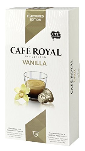 Cafe Royal Vanilla Flavoured Edition 10 Kapseln, 5er Pack (5 x 50 g) von Café Royal