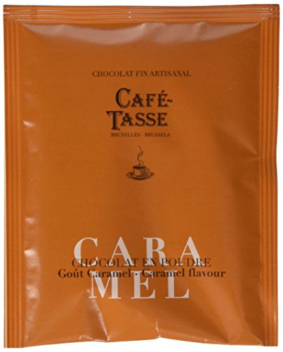 Café Tasse Aromatisierte Trinkschokolade Caramel 20 Sachets, 1er Pack (1 x 400 g) von Café-Tasse