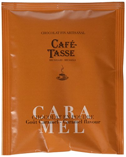 Café Tasse Aromatisierte Trinkschokolade Caramel 20 Sachets, 1er Pack (1 x 400 g) von Café Tasse