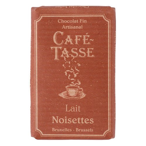 Café-Tasse Vollmilchschokolade Haselnuss 10 Täfelchen á 9 g von Café-Tasse