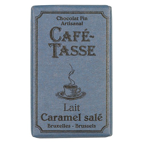 Café-Tasse Vollmilchschokolade Karamel & Salz 10 Täfelchen á 9 g von Café-Tasse