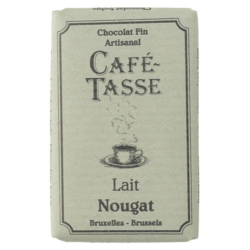 Café-Tasse Vollmilchschokolade Nougat 10 Täfelchen á 9 g von Café-Tasse