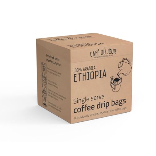 Äthiopien - Einzelportions-Kaffeebeutel - 14 Stück von Café du Jour