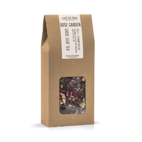Rose Garden - schwarzer und grüner Tee - 100 Gramm Loser Tee von Café du Jour