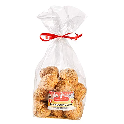 Cafe im Bremer Schnoor | Gebäck Bremer Schnoorkuller | Nussbaiser mit Nougatcreme Vollmilchschokolade Haselnüssen | handgemacht aus Bremen | 200 g von Cafe im Bremer Schnoor