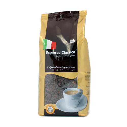 Cafeclub Supercreme Espresso Classico Kaffee Bohnen 1kg von Caféclub