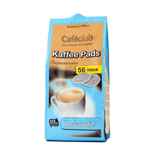 Cafeclub Supercreme VorteilPads Mild KaffeePads 56 Stuck von Caféclub