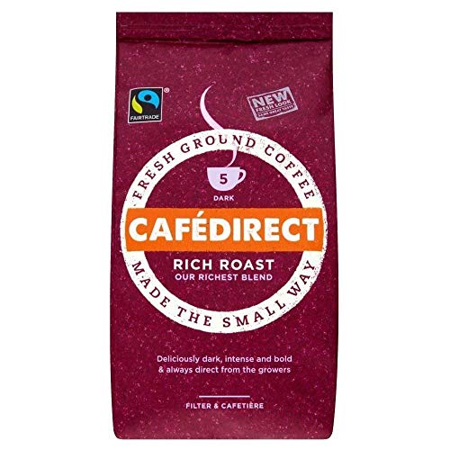 Cafédirect Fairtrade Reiche Geröstete Kaffeemehl (227G) von Café Direct