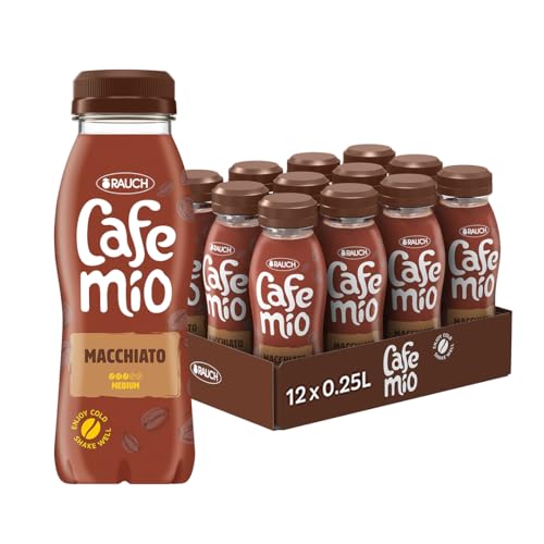 Cafemio Macchiato | Eiskaffee-Genuss To-Go | Einzigartiger Kaffeegeschmack mit bester Alpenmilch aus Österreich | nicht kühlfplichtig | die Kaffeepause für unterwegs | 12x 250ml PET Cafemio Macchiato | Eiskaffee-Genuss To-Go | Einzigartiger Kaffeegeschmack mit bester Alpenmilch aus Österreich | nicht kühlfplichtig | die Kaffeepause für unterwegs | 12x 250ml PET von Cafemio