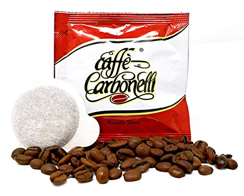150 Kaffeepads ESE Caffè Carbonelli Mischung Starke von Caffè Carbonelli