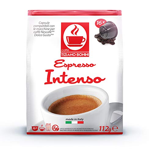 Caffè Bonini INTENSO 96 Kompatible Kapseln Dolce Gusto ®* von Caffè Tiziano Bonini