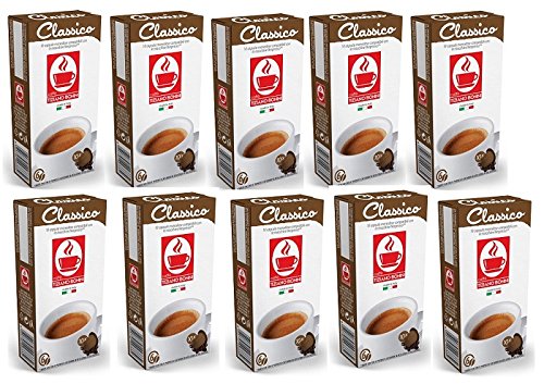Classico Kaffeekapseln - 200 Stück (20 Pack à 10 Kapseln) Kompatible Kaffeekapseln von Caffè Bonini Italien. Kompatibel für Nespresso* Maschinen von Caffè Bonini