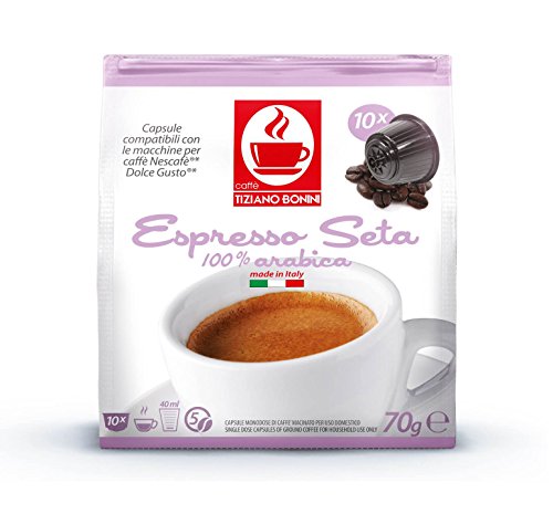Kompatibel Kaffeekapseln Dolce Gusto Seta - 10 Kapseln von Caffè Bonini
