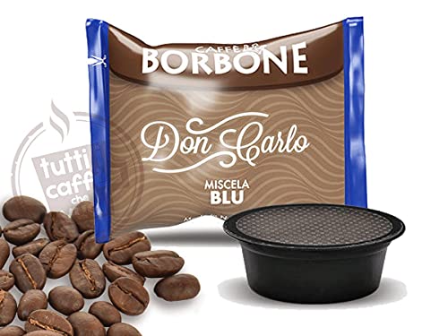 Don Carlo Caffè Borbone Kaffeekapseln, kompatibel mit A Modo Mio, Blau, St. 50, 100, 200, 300, 400, 500 von CAFFÈ BORBONE