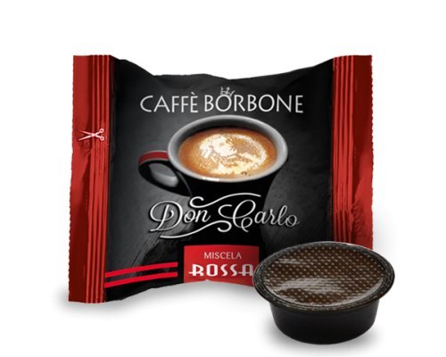 Caffè Borbone Don Carlo, Rote Mischung - 700 Kapseln, kompatibel mit Lavazza® Maschinen * A Modo Mio®* (7 x 100 Stück) von CAFFÈ BORBONE