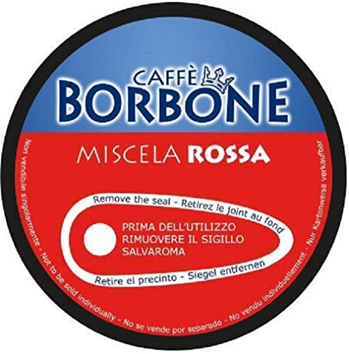 90 Kapseln Rot Blend - Comp. Dolce Gusto - Caffè Borbone von CAFFÈ BORBONE