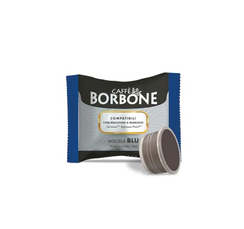 Caffè Borbone Kaffee Kapseln, Blaue Mischung - 100 stück - Kompatibel mit Kaffeemaschinen der Marke Lavazza* Espresso Point* von CAFFÈ BORBONE