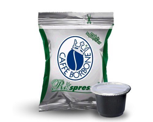 Caffè Borbone Respresso, Mischung Grün Dekaffeinat - 300 Kapseln - Kompatibel mit Nespresso®-Haushaltsmaschinen* (3 Packungen à 100 Stück) von okoium