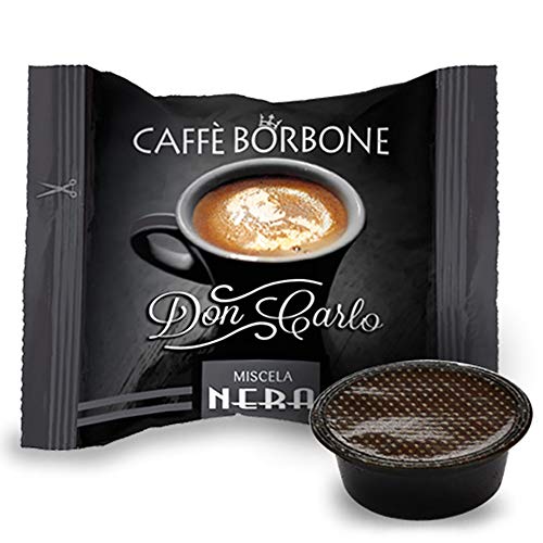 Caffè Borbone, Don Carlo Miscela Nera, 300 Kaffeekapseln, kompatibel mit Lavazza A Modo Mio von CAFFÈ BORBONE
