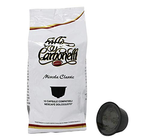 120 Nescafé Dolce Gusto Kapseln Kompatibel - Caffè Carbonelli Mischung Classic Neapolitanischer Espressokaffee 120 Nescafé Dolce Gusto Kapseln Kompatibel - Caffè Carbonelli Mischung Classic Neapolitanischer Espressokaffee von Caffè Carbonelli