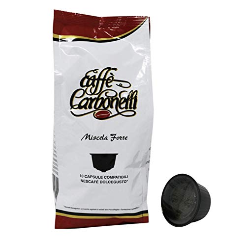 120 Nescafé Dolce Gusto Kapseln Kompatibel - Caffè Carbonelli Mischung Starke Neapolitanischer Espressokaffee 120 Nescafé Dolce Gusto Kapseln Kompatibel - Caffè Carbonelli Mischung Starke Neapolitanischer Espressokaffee von Caffè Carbonelli