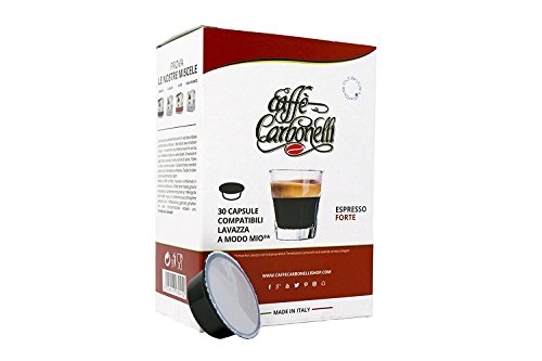 480 Kapseln kompatibel Lavazza a modo mio - Caffè Carbonelli Mischung Starke Neapolitanischer Espressokaffee von Caffè Carbonelli