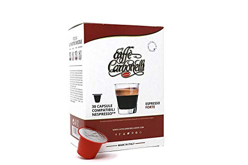 kaffekapseln Kompatible Nespresso. 120 kspseln Caffè Carbonelli Mischung Starke - Neapolitanischer Espressokaffee von Caffè Carbonelli