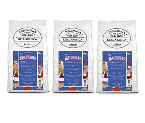 Caffè Corsini Compagnia Dell'Arabica El Salvador Bio-Kaffeebohnen 3 Pack x 250 g, 750 g von Caffè Corsini