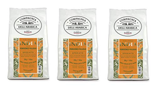 Caffè Corsini Compagnia Dell'Arabica Kaffeebohnen 3 Pack x 250g, 750 g von CAFFÈ CORSINI 1950