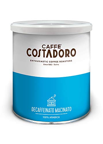Caffè Costadoro Entkoffeinierter Gemahlener Kaffee Dose, 250 g von CAFFE' COSTADORO