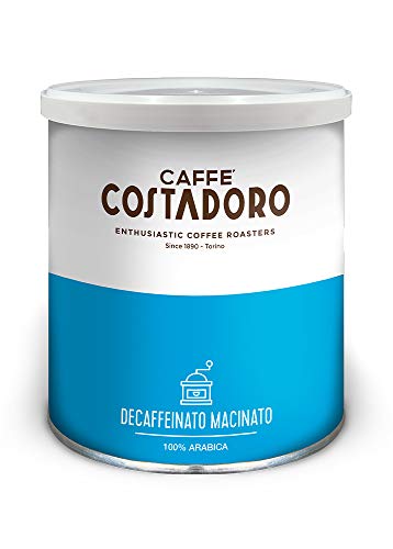Caffè Costadoro Entkoffeinierter Gemahlener Kaffee Dose, 250 g von CAFFE' COSTADORO