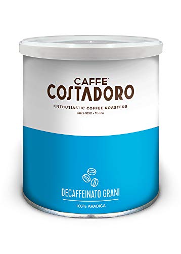 CAFFE' COSTADORO Caffè Costadoro Entkoffeinierter Kaffeebohnen Dose, 250 g von FUFSAWS
