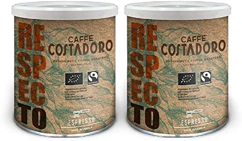 CAFFE' COSTADORO Respecto Arabica Espresso Kaffee 2 Dosen, 500 g von CAFFE' COSTADORO