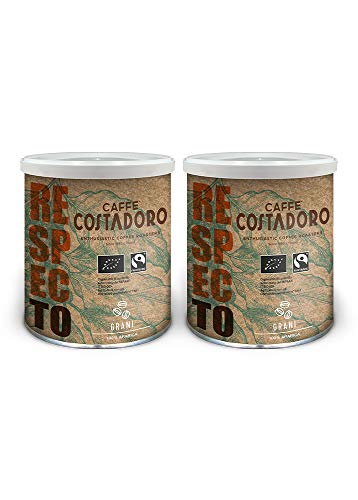 CAFFE' COSTADORO Costadoro Respecto Arabica Kaffeebohnen 2 Dosen, 500 g von CAFFE' COSTADORO