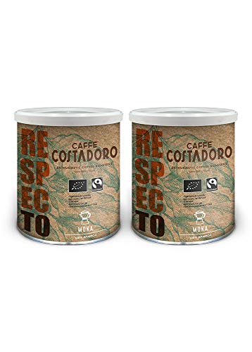 CAFFE' COSTADORO Costadoro Respecto Arabica Moka Kaffee 2 Dosen, 500 g von CAFFE' COSTADORO