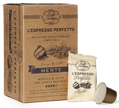 Diemme Nespresso®* kompatible Kapseln MENTE von Caffè Diemme