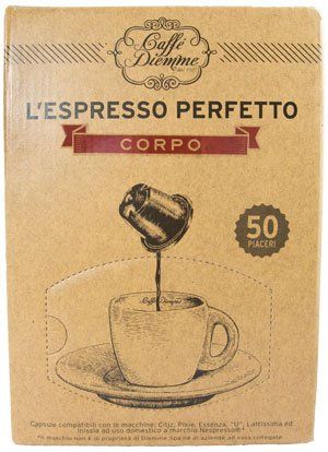 Diemme Nespresso®* kompatible Kapseln CORPO von Caffè Diemme