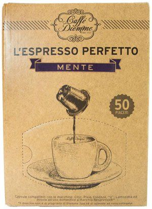 Diemme Nespresso®* kompatible Kapseln Mente von Caffè Diemme