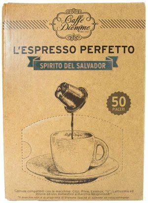 Diemme Nespresso®* kompatible Kapseln Spirito del Salvador von Caffè Diemme