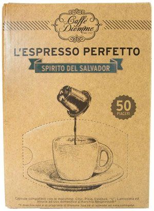 Diemme Nespresso®* kompatible Kapseln Spirito del Salvador von Caffè Diemme