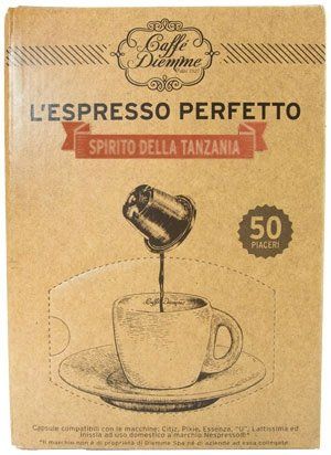 Diemme Nespresso®* kompatible Kapseln Spirito della Tanzania von Caffè Diemme
