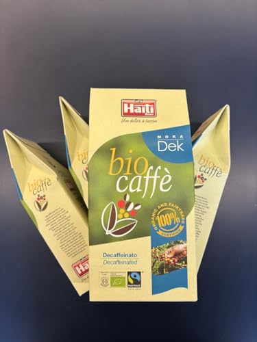 Caffè Haiti Roma Biocaffè Moka Dek 100% Bio 100% Fairtrade gemahlener entkoffeinierter Kaffee 4 x 250 g Caffè Haiti Roma Biocaffè Moka Dek 100% Bio 100% Fairtrade gemahlener entkoffeinierter Kaffee 4 x 250 g von Caffè Haiti Roma