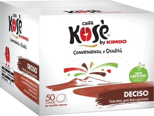 Caffè Kosè Audace 50 Schoten - Karton mit 6 Stück für insgesamt 300 Pads von Caffè Kosè